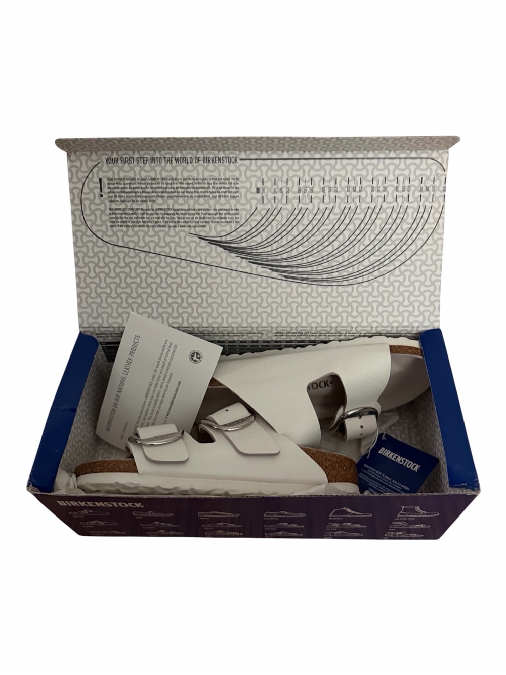Birkenstock Arizona Big Buckle White Leather Sandals EU 36 - Picture 11 of 14